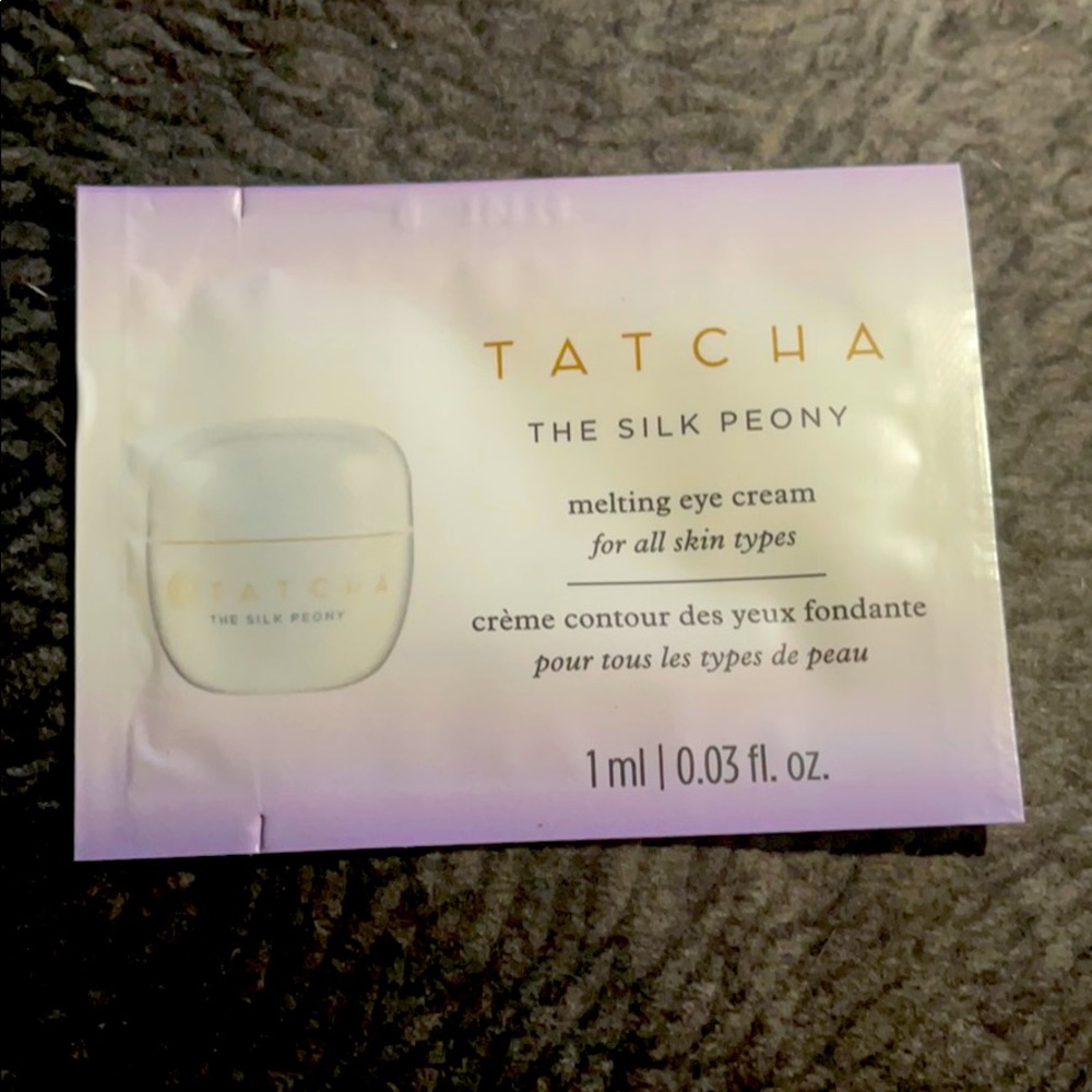 ✨Tatcha silky peony melting eye cream sample